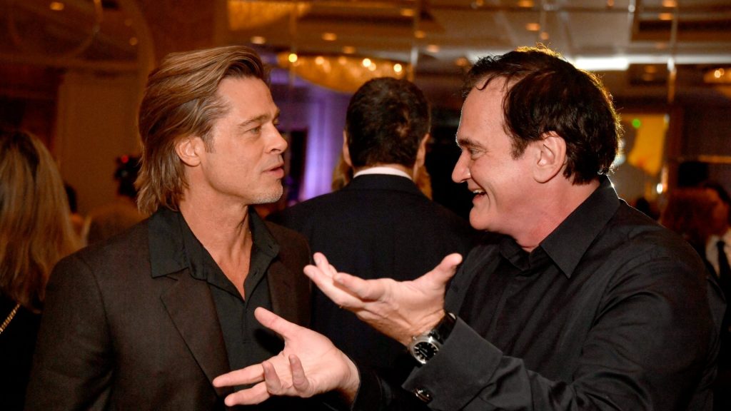 Foto: Quentin Tarantino y Brad Pitt