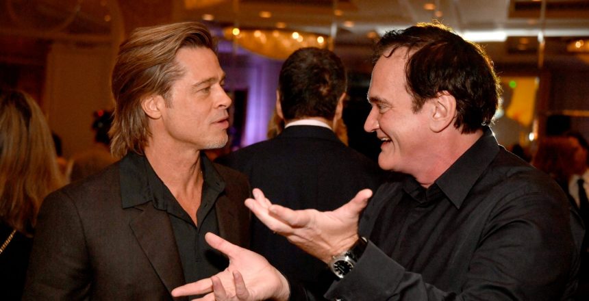 Foto: Quentin Tarantino y Brad Pitt